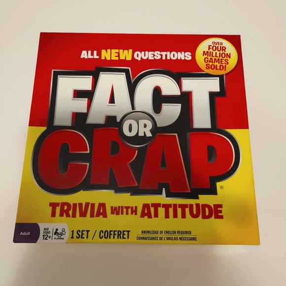 Fact Or Crap Other - Trivia  Game  Fact Or Crap  Ages 12+